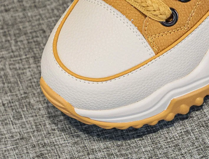 Leather Platform Sneakers for Women