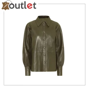 Leather shirt