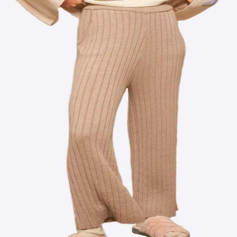 Lena Knit Wide Leg Pants