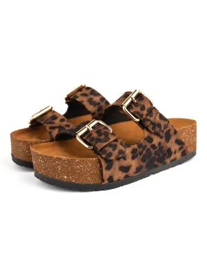 Leopard High Double Buckle