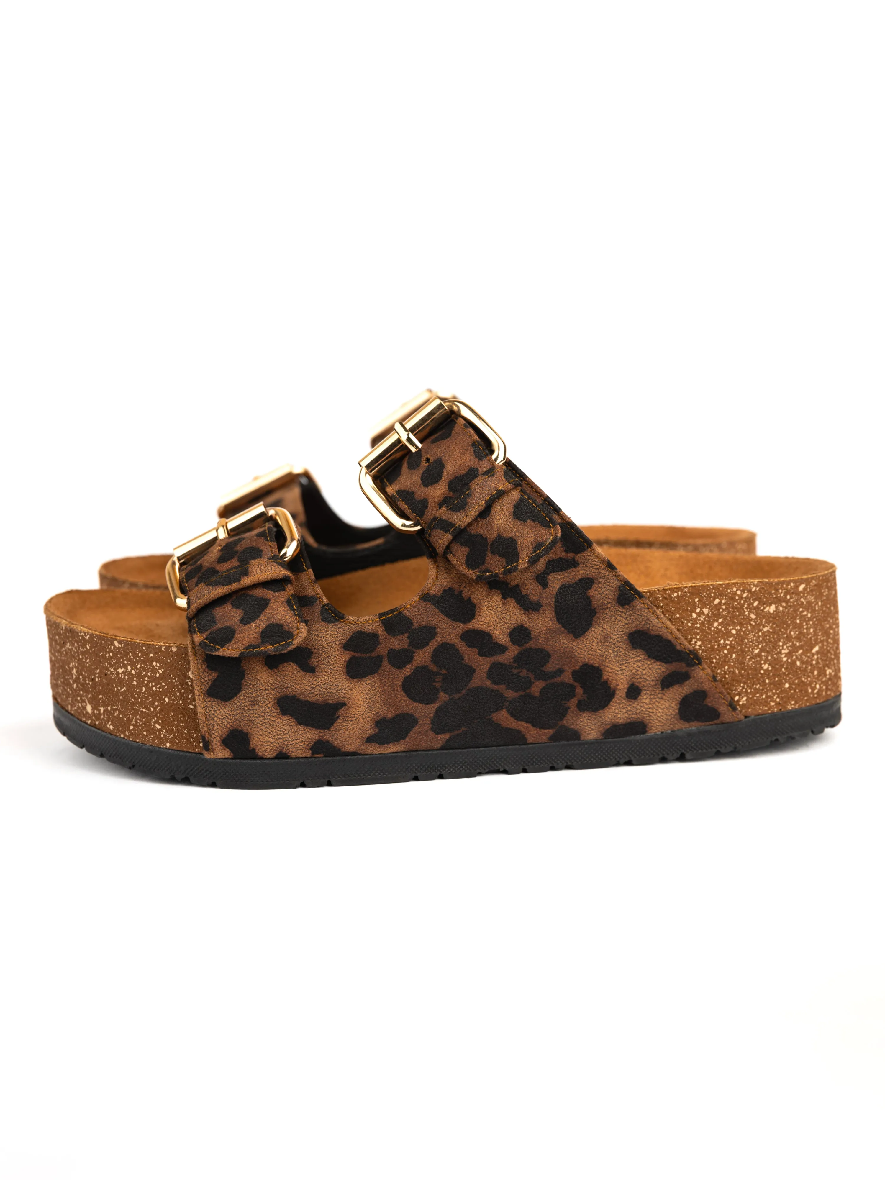 Leopard High Double Buckle