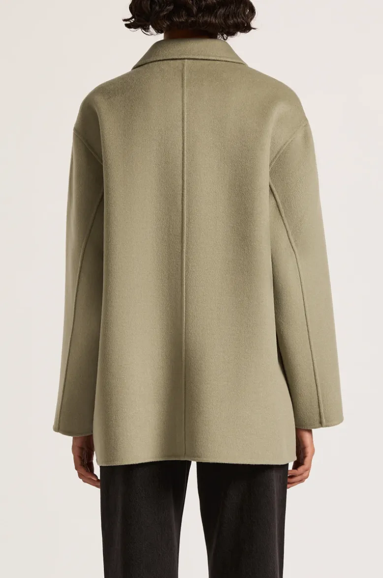 Levi Wool Coat Sage