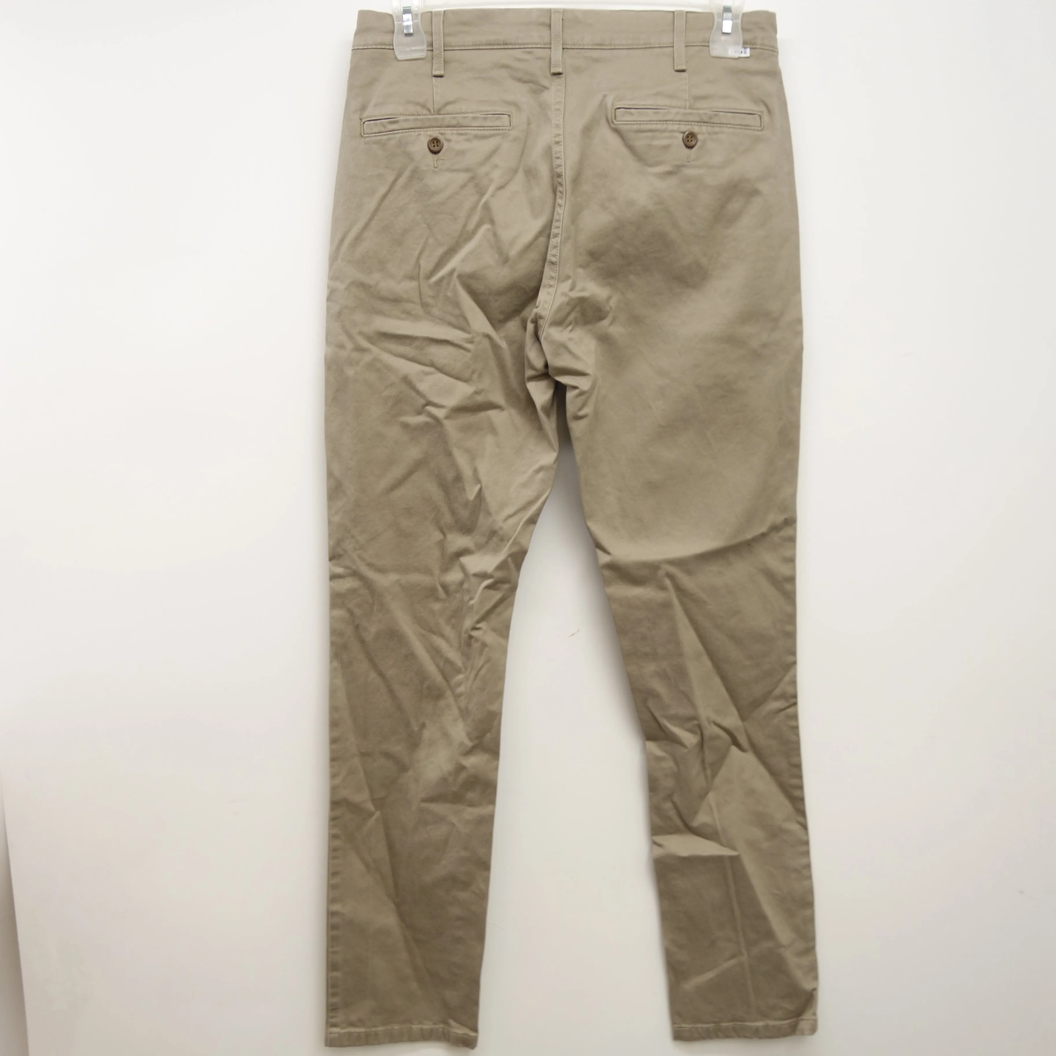 Levi's Mens 511 0003 Slim Fit Khaki Twill Chino Dress Pants Size 33 x 34