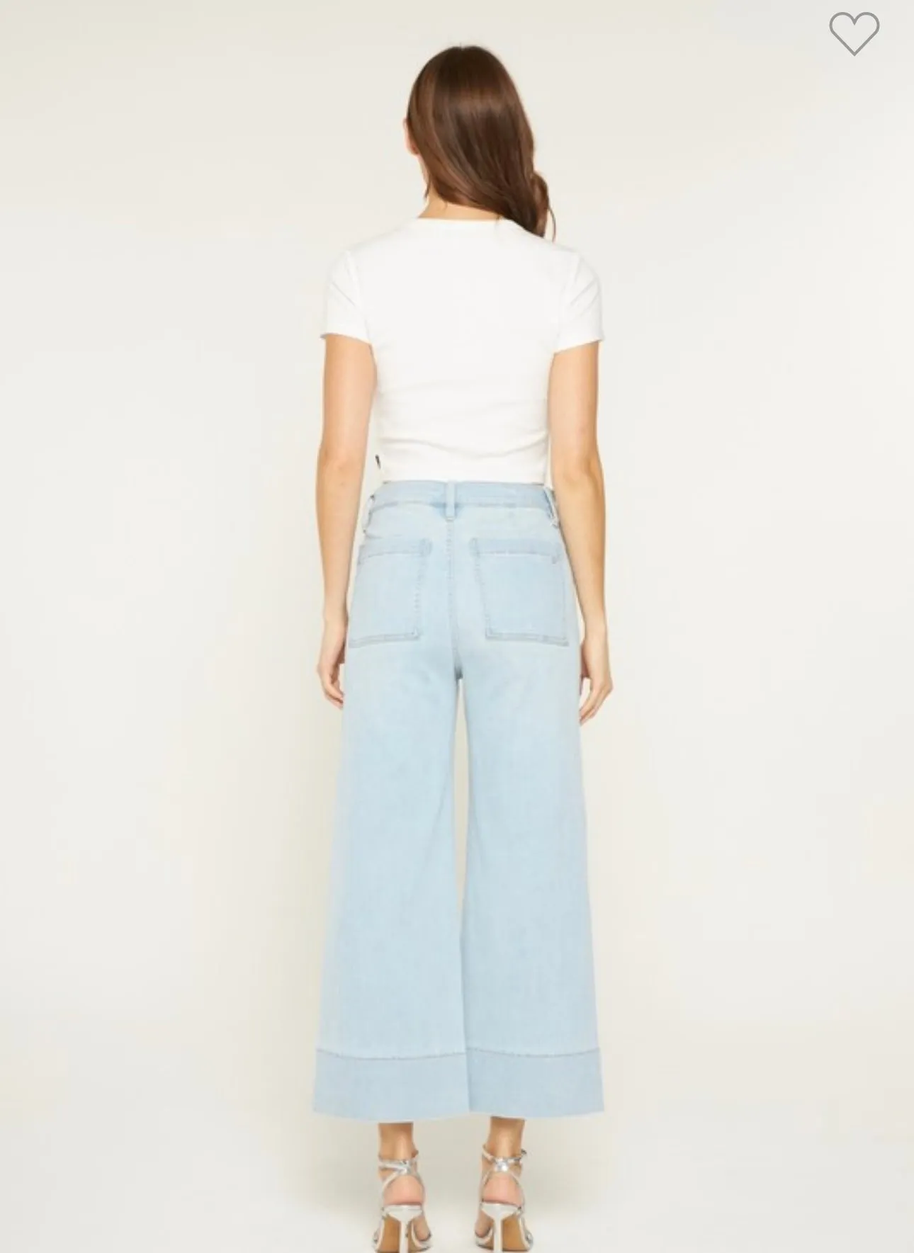 Light Sailor Crop Jeans
