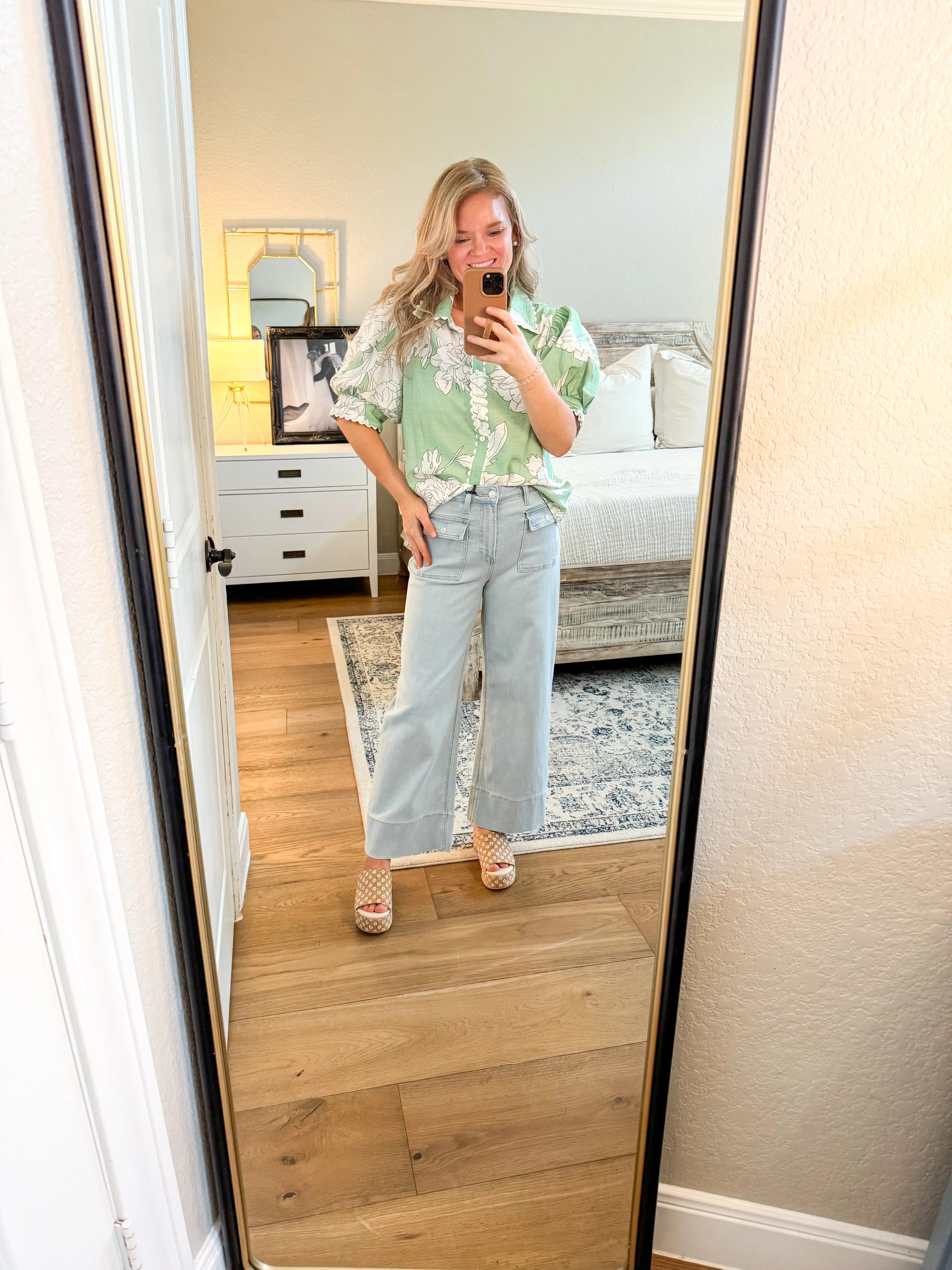 Light Sailor Crop Jeans