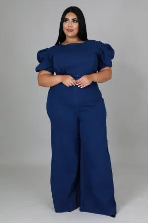 Live A Little Denim Jumpsuit