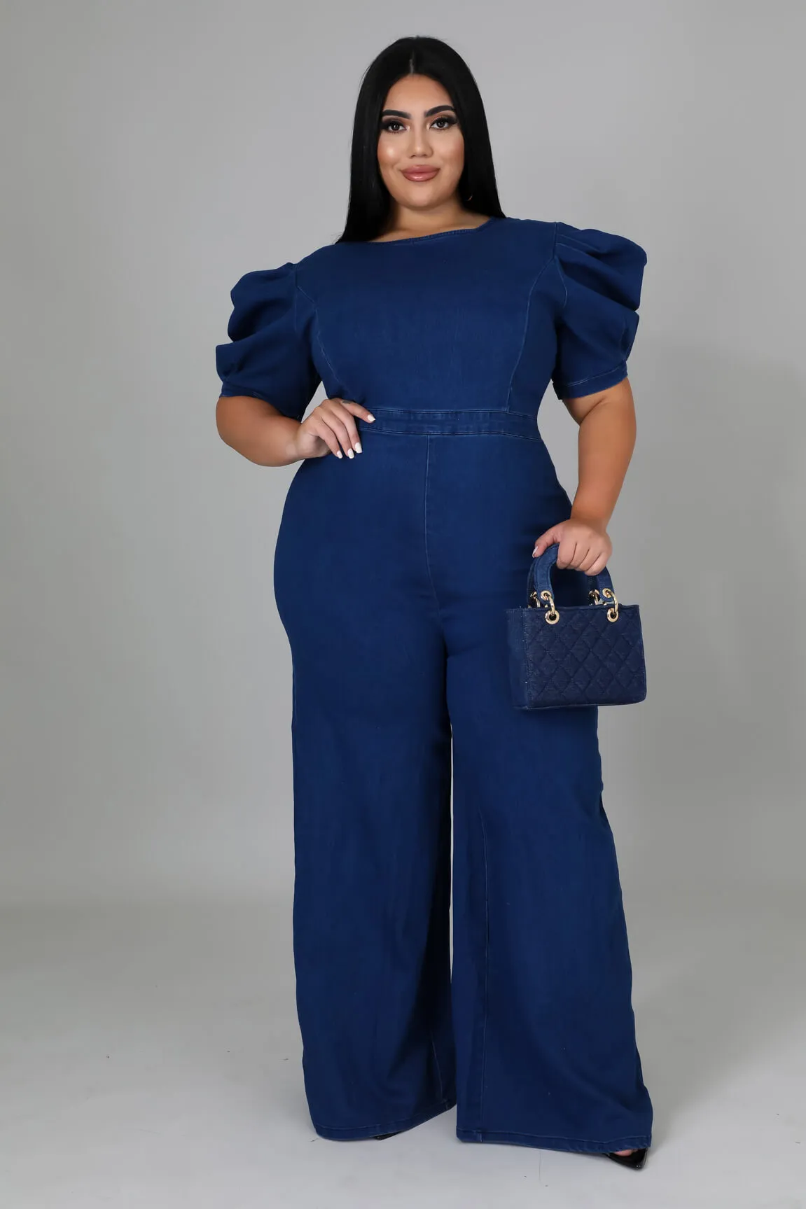 Live A Little Denim Jumpsuit