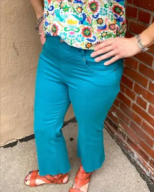 Liverpool Gia Colored Cropped Flare Jeans