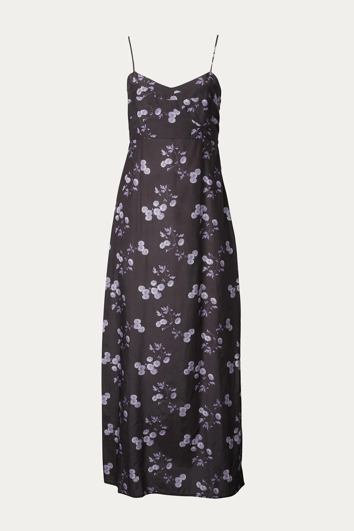 LIVIE FLORAL-PRINT COTTON MAXI DRESS