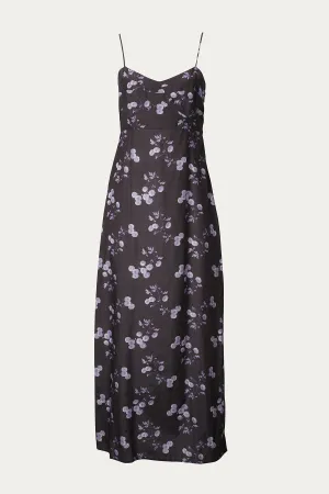 LIVIE FLORAL-PRINT COTTON MAXI DRESS