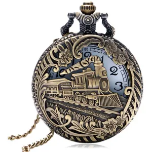 Locomotive Pocket Watch