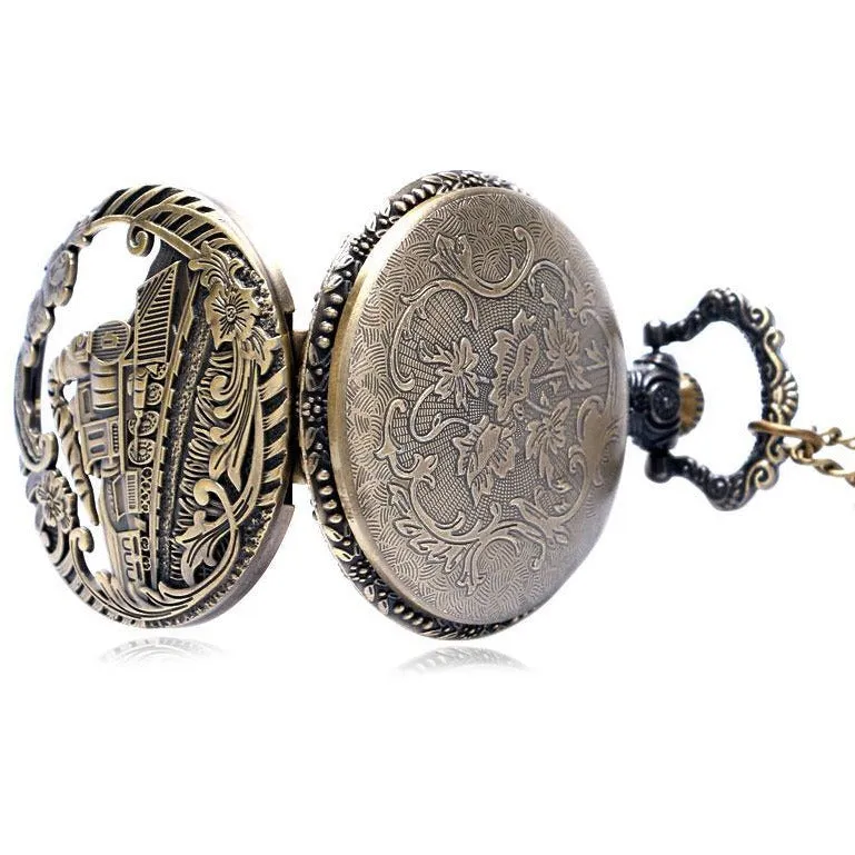 Locomotive Pocket Watch