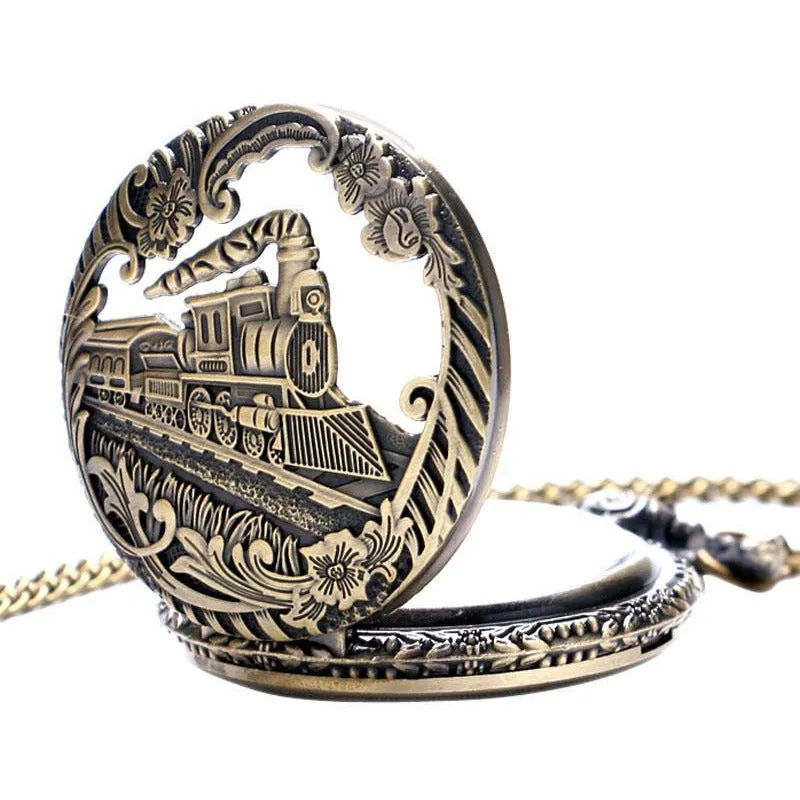 Locomotive Pocket Watch