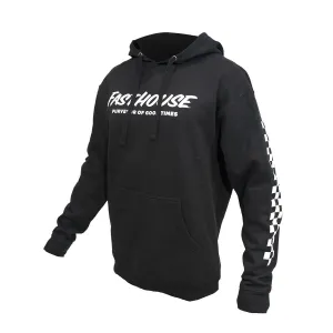 Logo Youth Hooded Pullover - Black