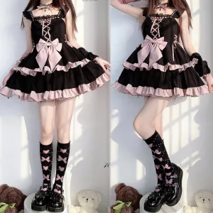 Lolita bow lace jsk dress(plus size) yc50174