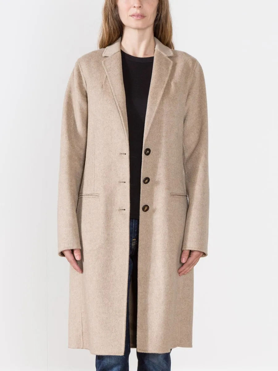 long button coat - beige