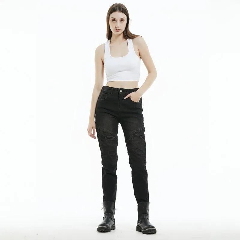 LOONG BIKER™ EmpowerRider Kevlar Motorcycle Jeans For Women