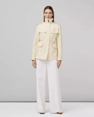 Lorenz Military Jacket in Ecru