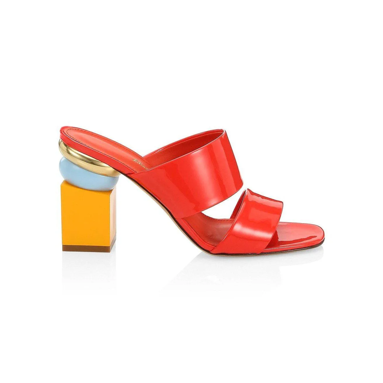Lotten Patent Leather Sandals