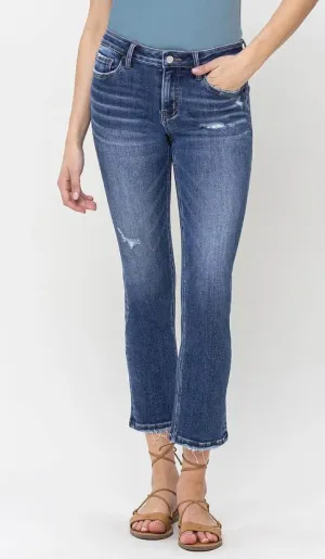 Lovervet Mid Rise Crop Slim/Straight LV1133(P)