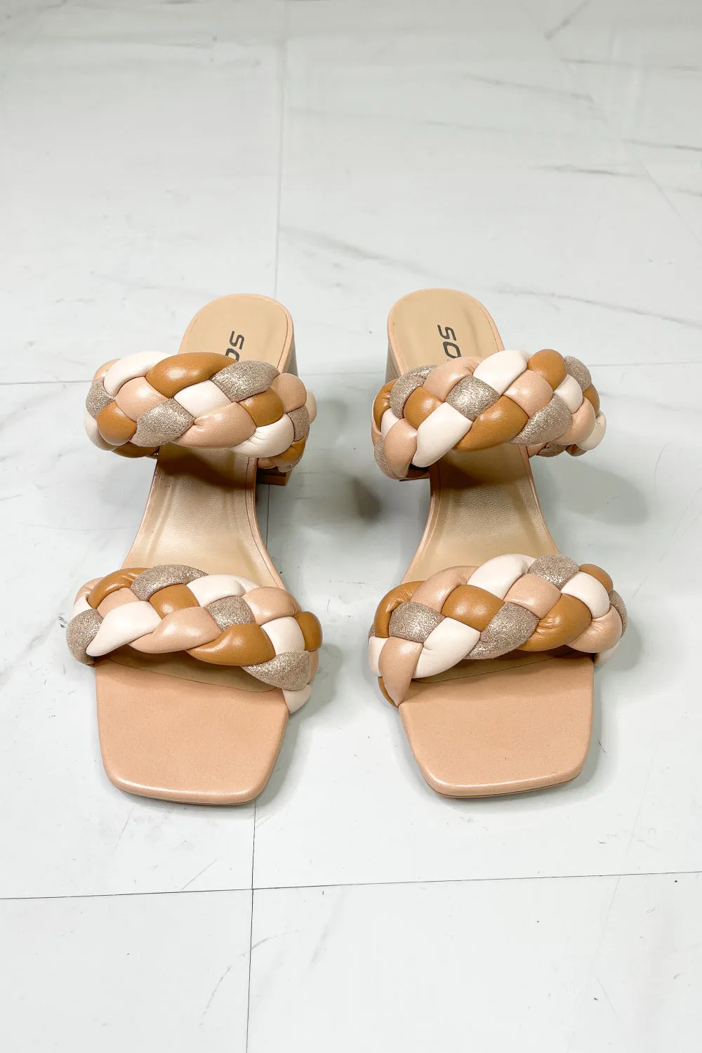 Lovie Braided Block Sandal