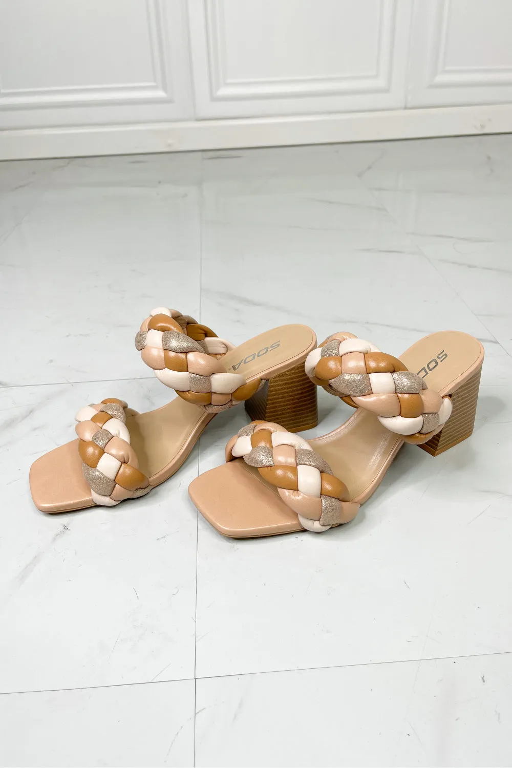Lovie Braided Block Sandal