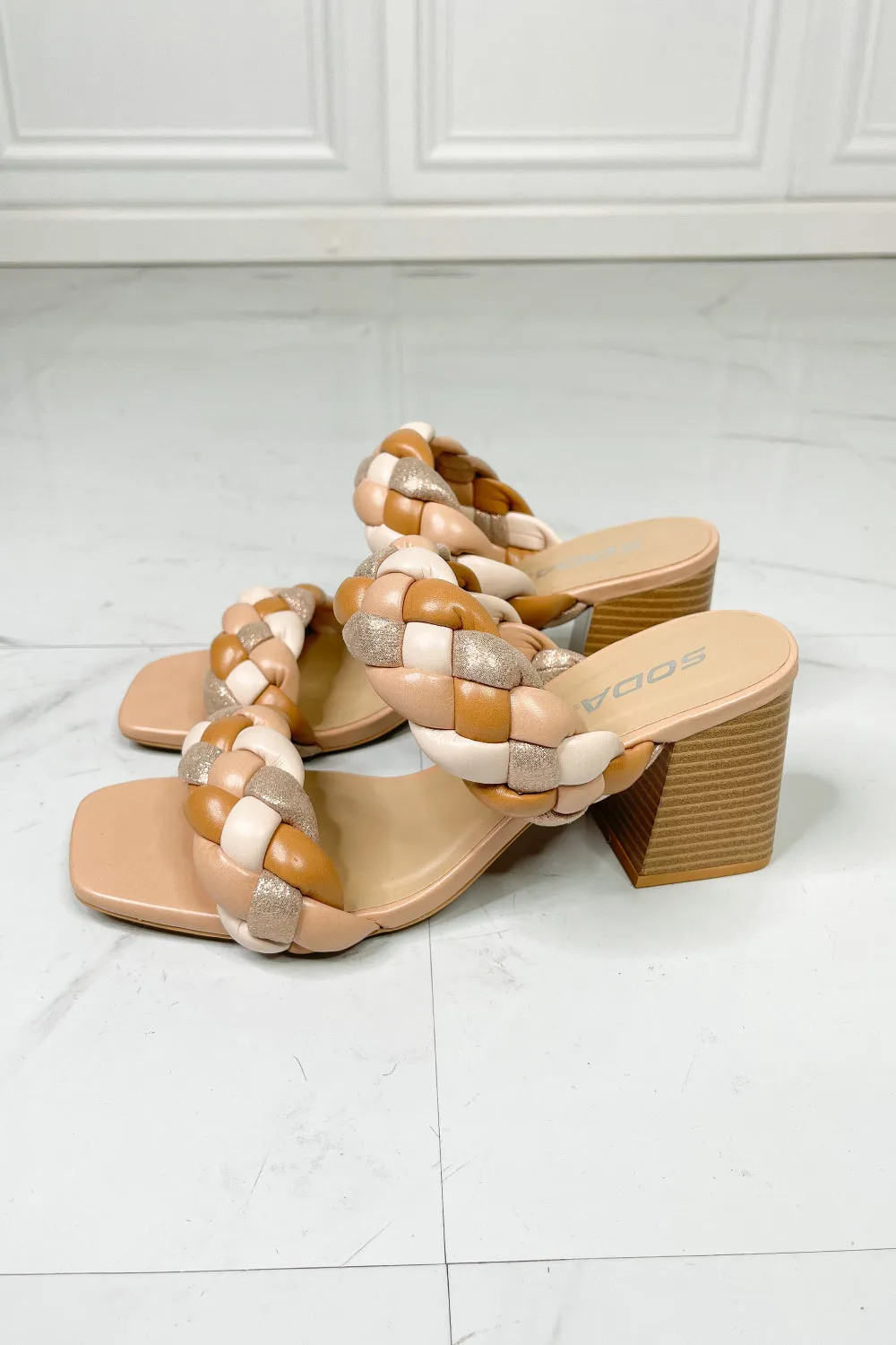 Lovie Braided Block Sandal