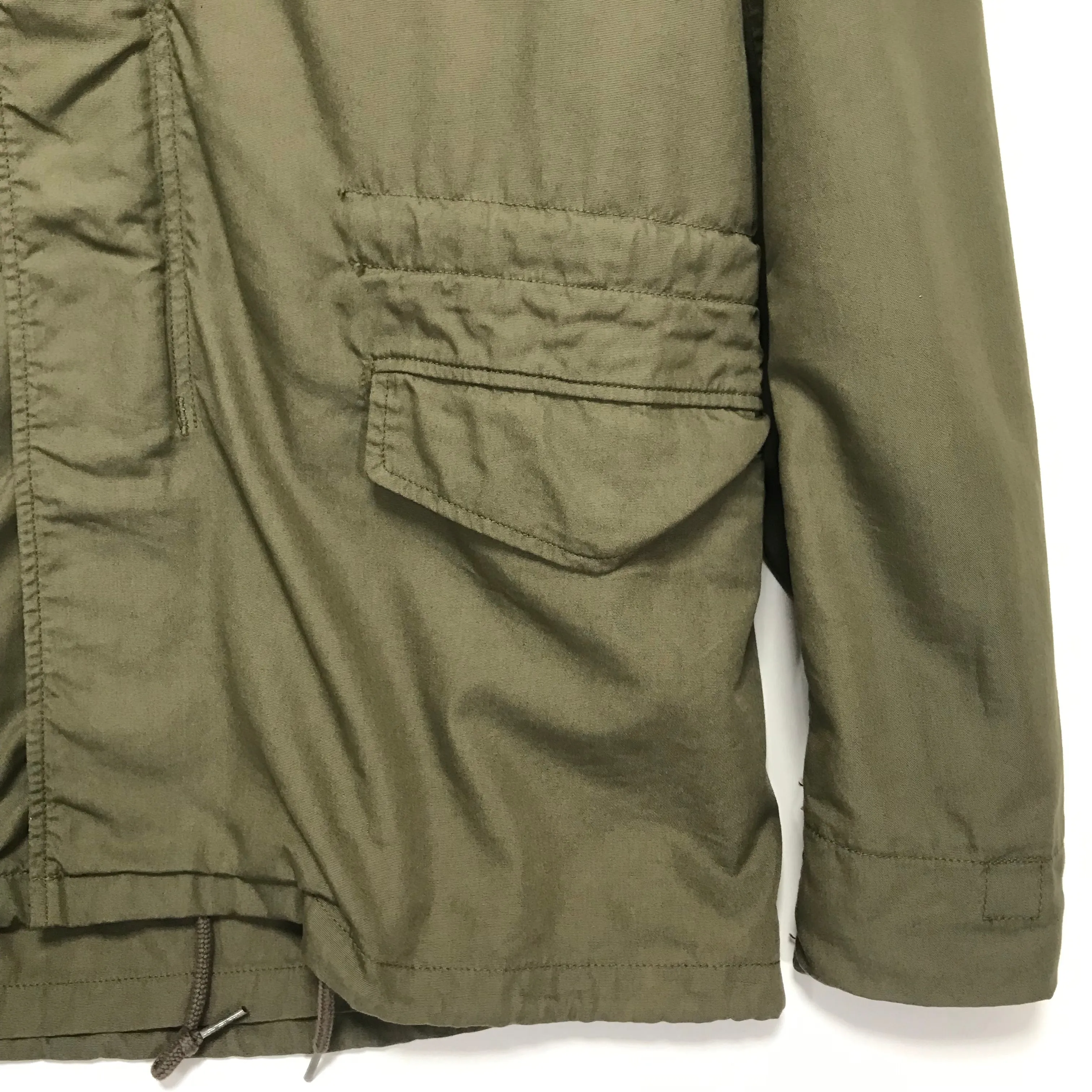 [M] Human Made M-65 Hooded Military Jacket Olive