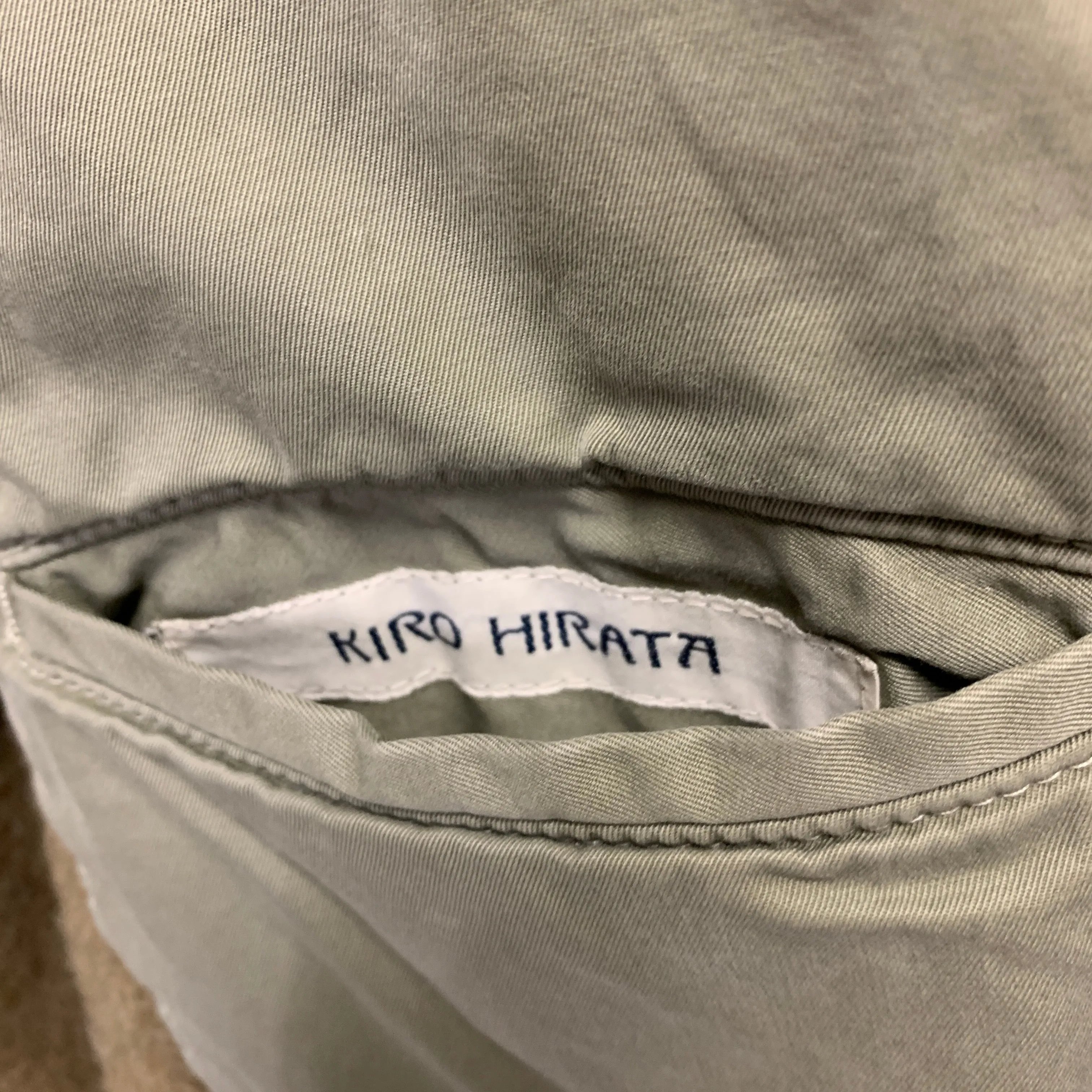 [M] Kapital Kiro Hirata Wool Lined Military Flight Jacket Olive