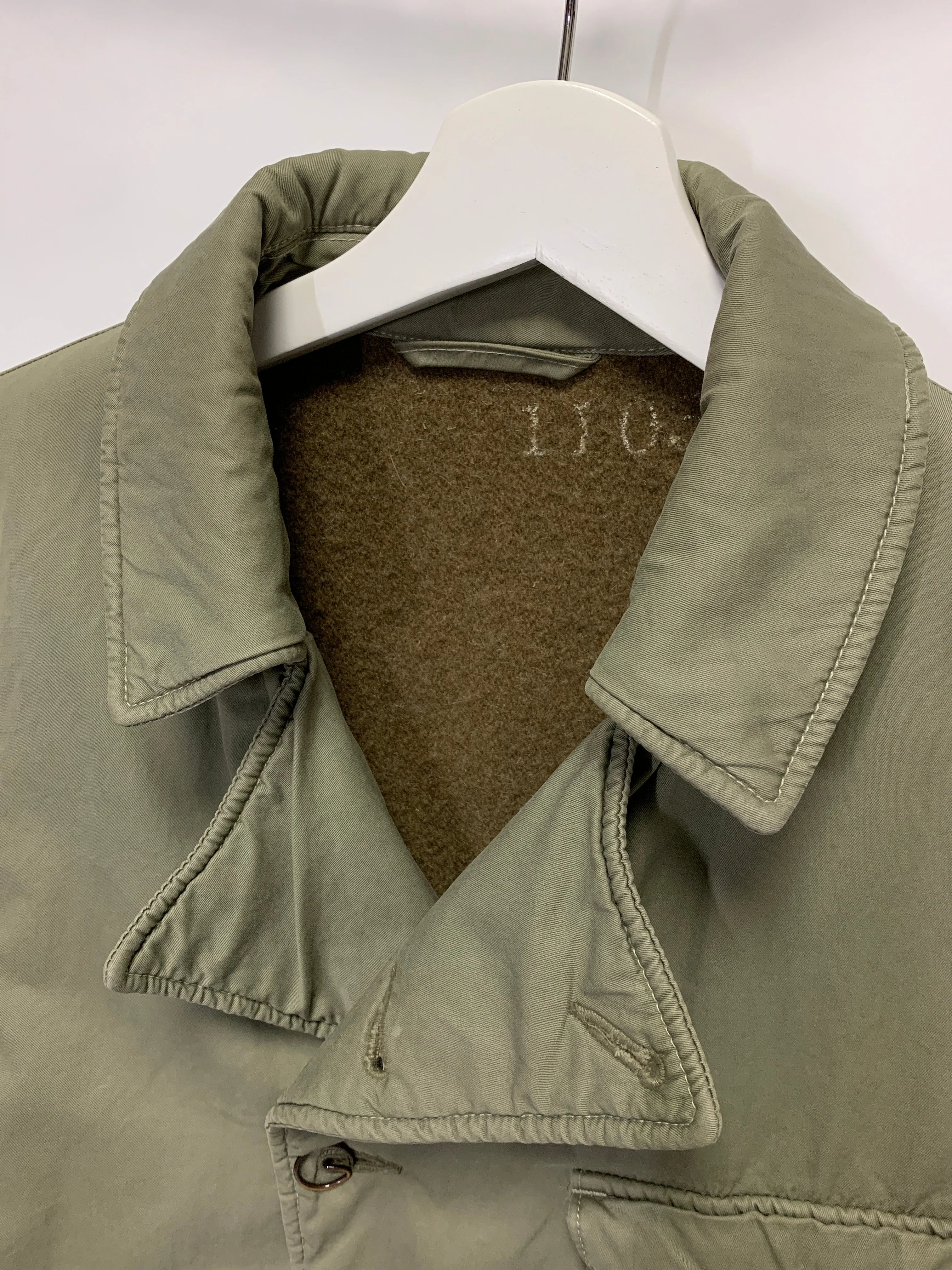 [M] Kapital Kiro Hirata Wool Lined Military Flight Jacket Olive