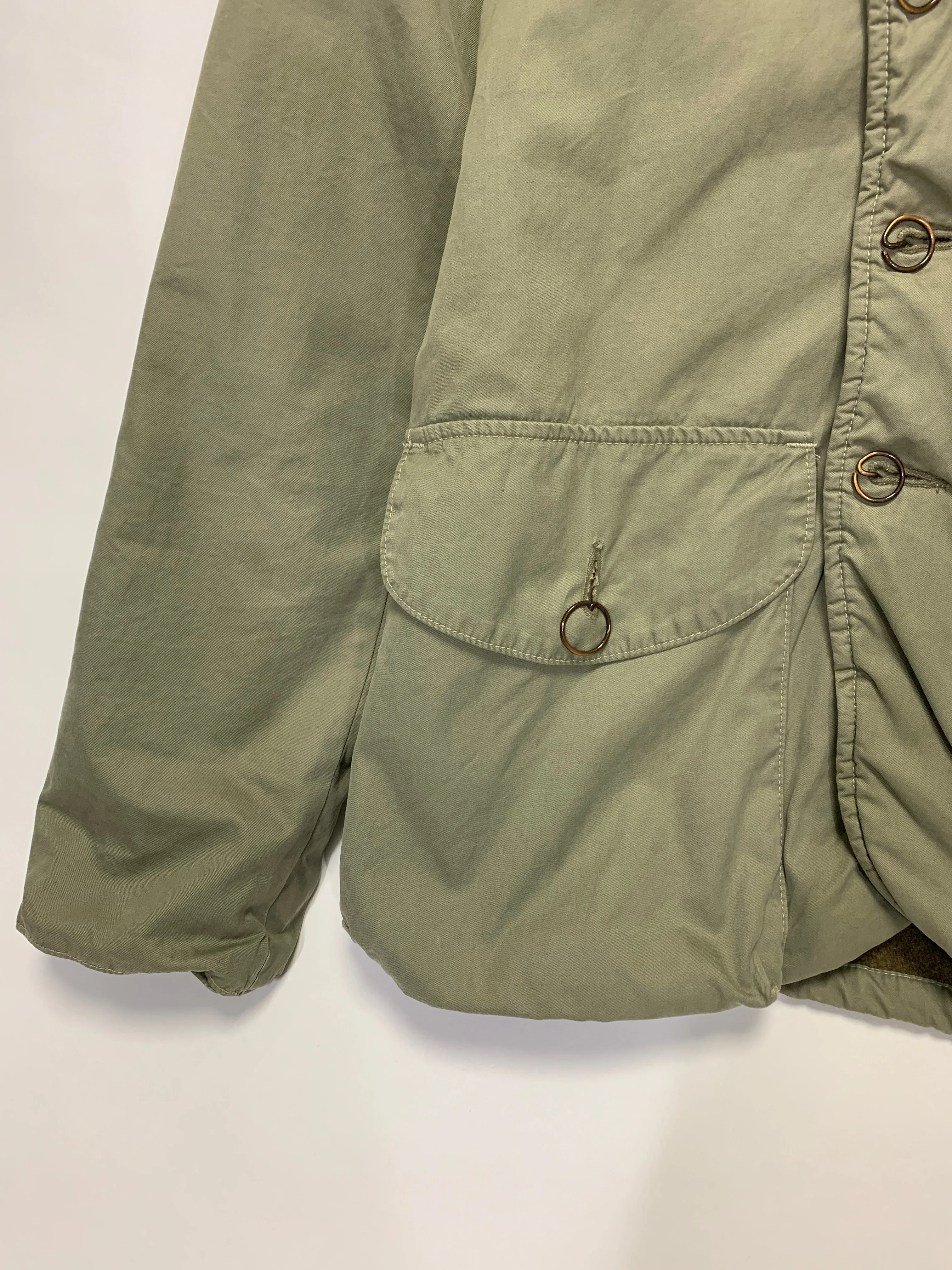 [M] Kapital Kiro Hirata Wool Lined Military Flight Jacket Olive