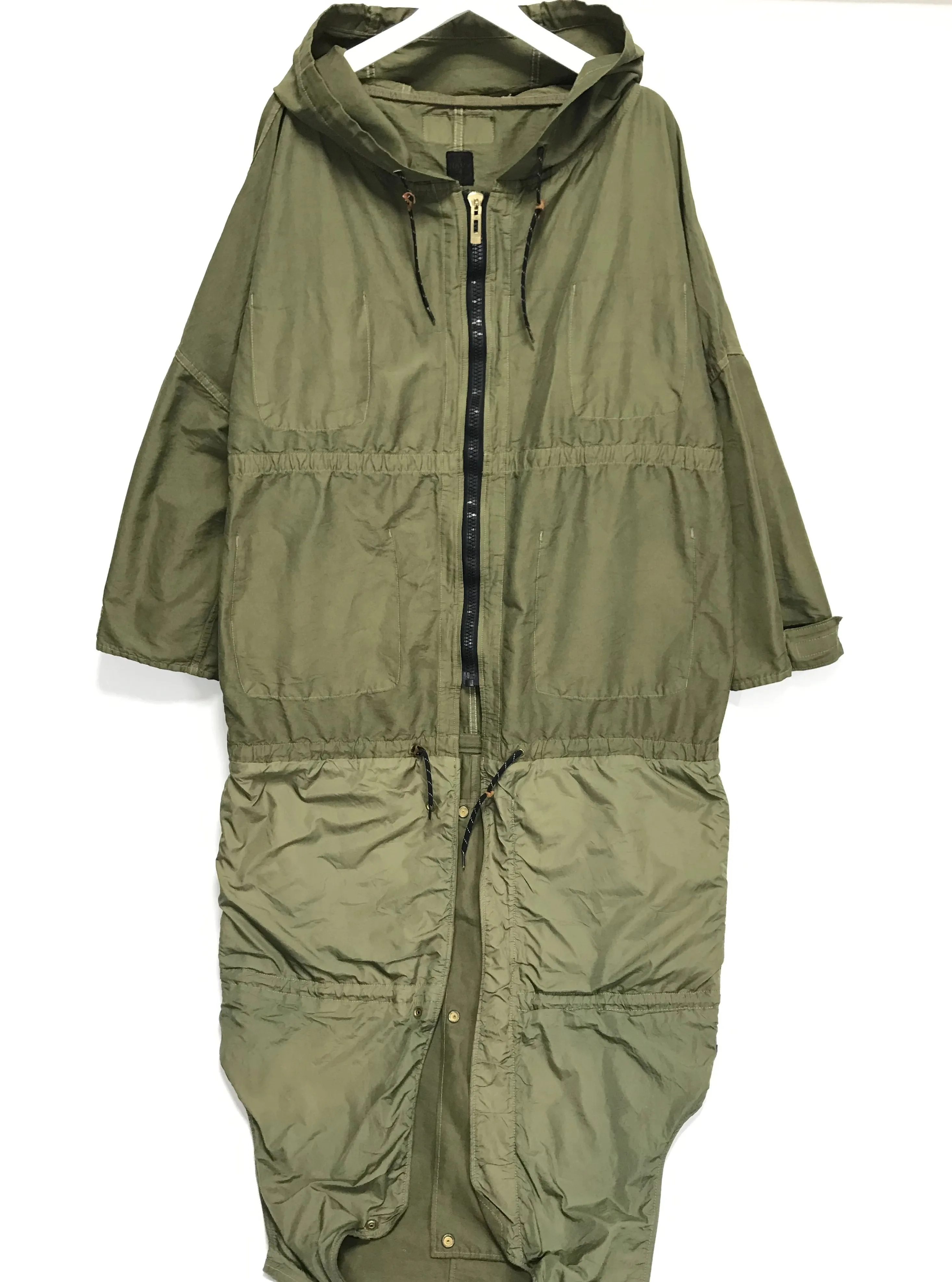 [M] Kapital Nylon Military Extendable Jacket Olive