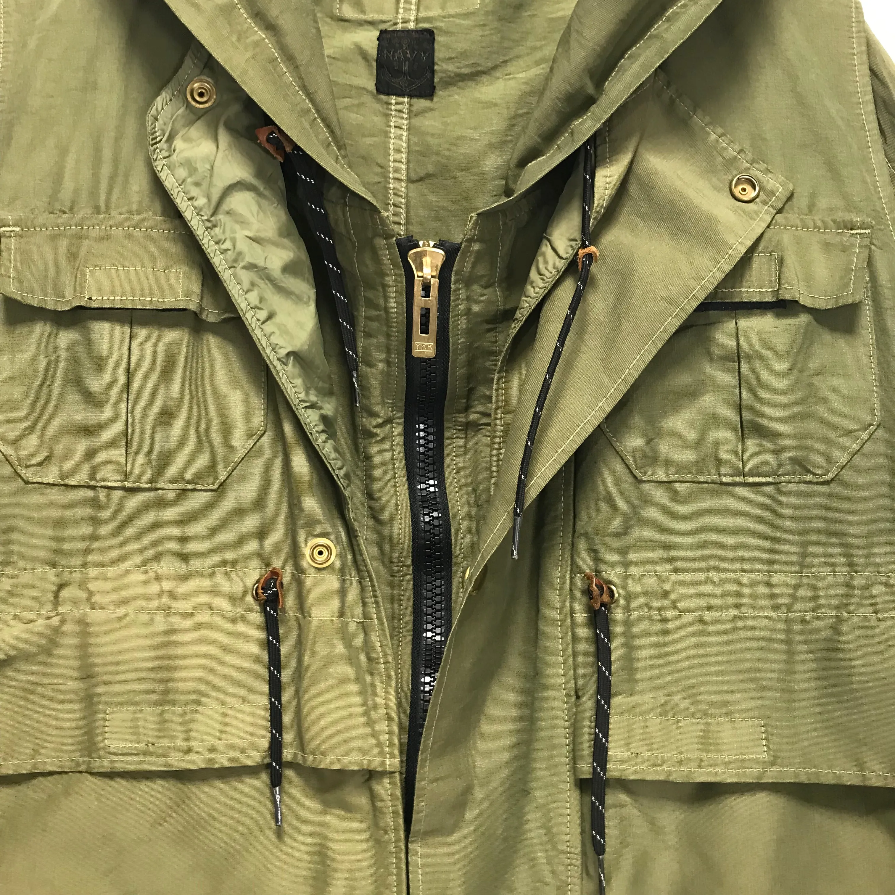 [M] Kapital Nylon Military Extendable Jacket Olive