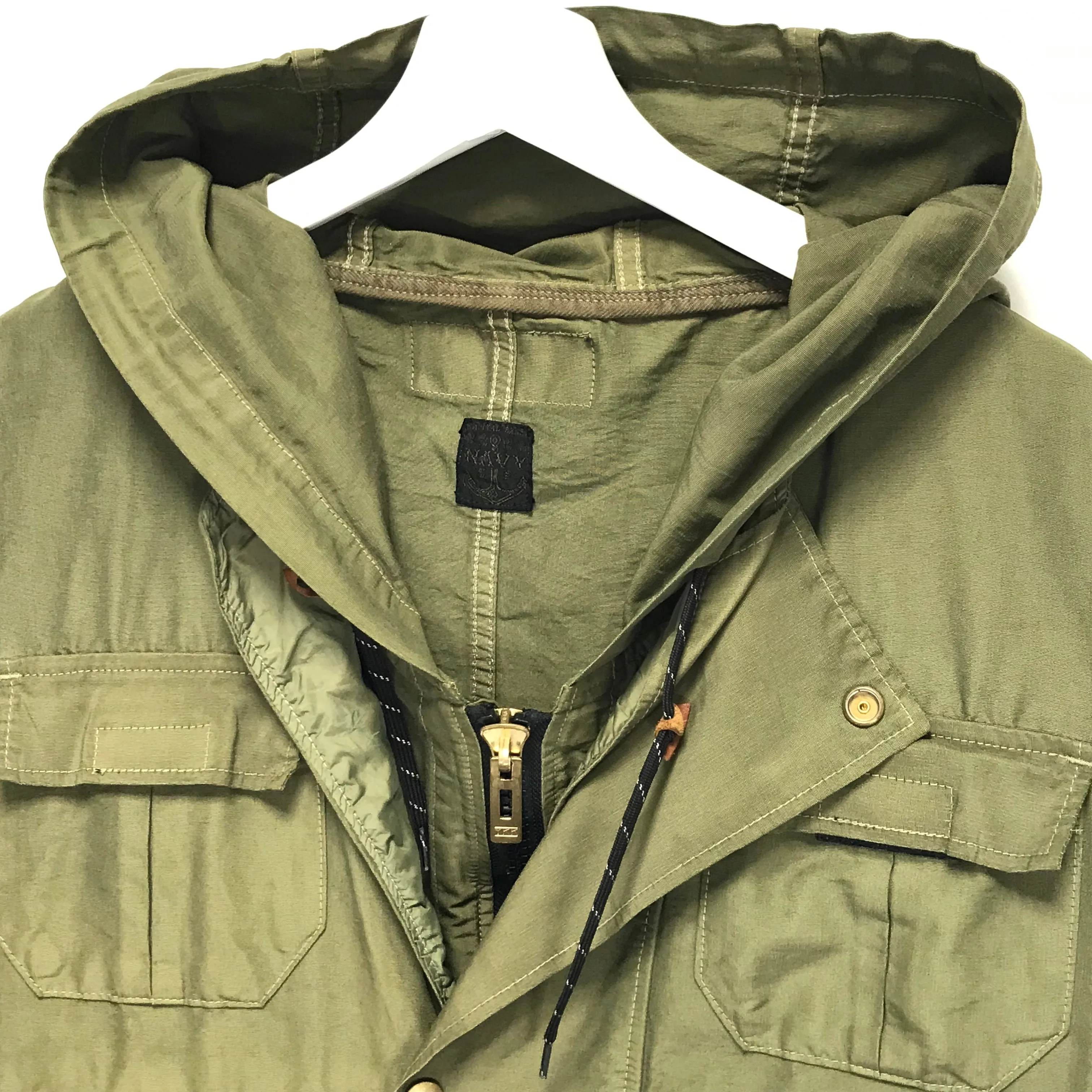 [M] Kapital Nylon Military Extendable Jacket Olive