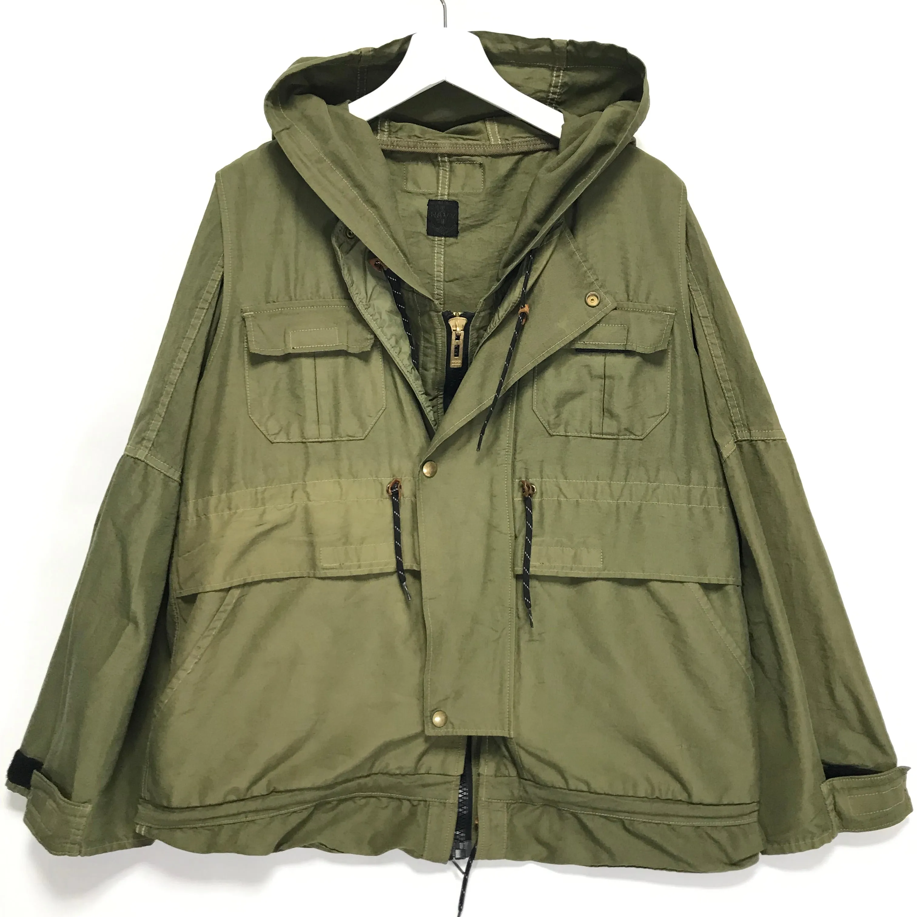 [M] Kapital Nylon Military Extendable Jacket Olive