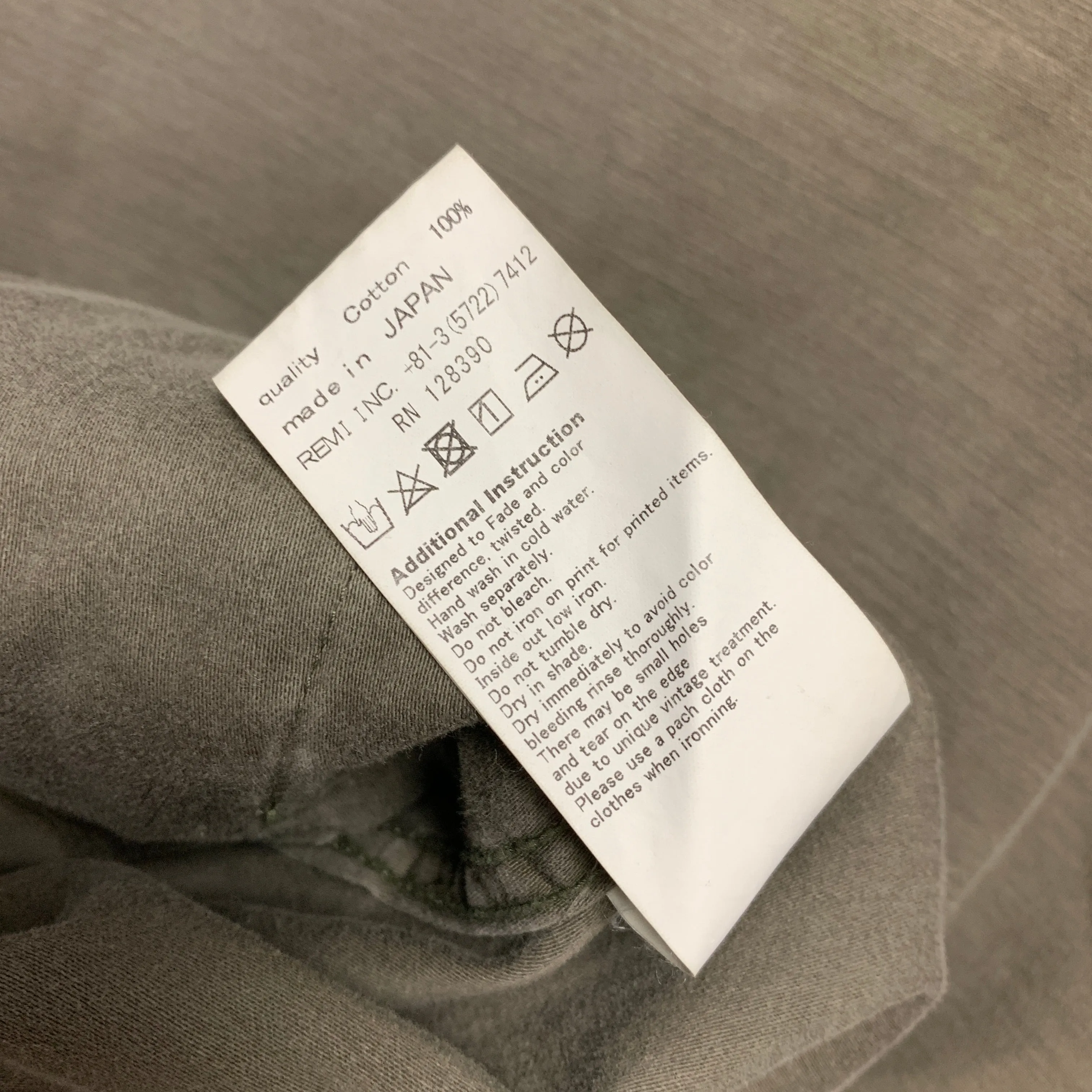 [M] Remi Relief Military BDU Shirt Jacket Olive