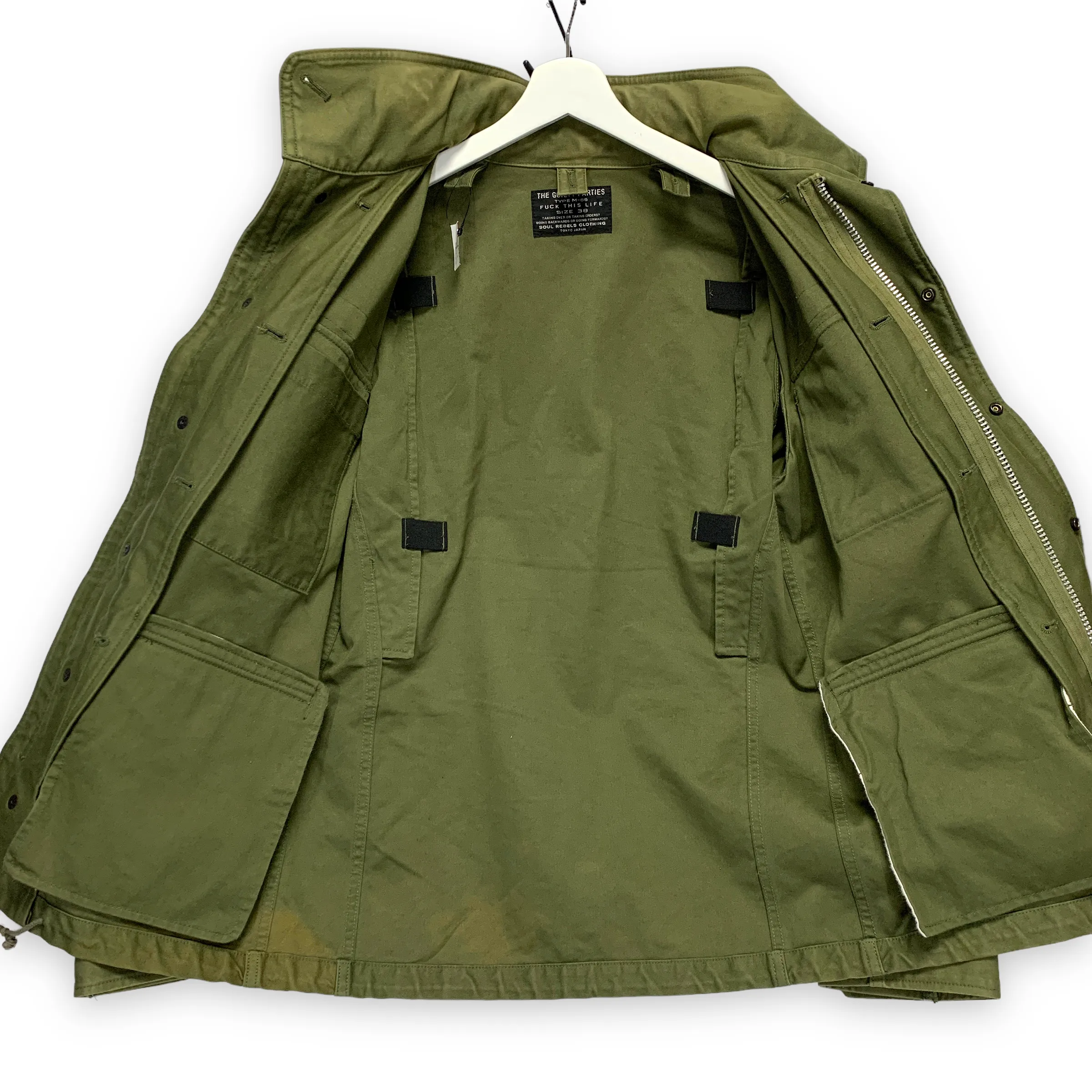 [M] Wacko Maria Guilty Parties M-65 Military Jacket Olive