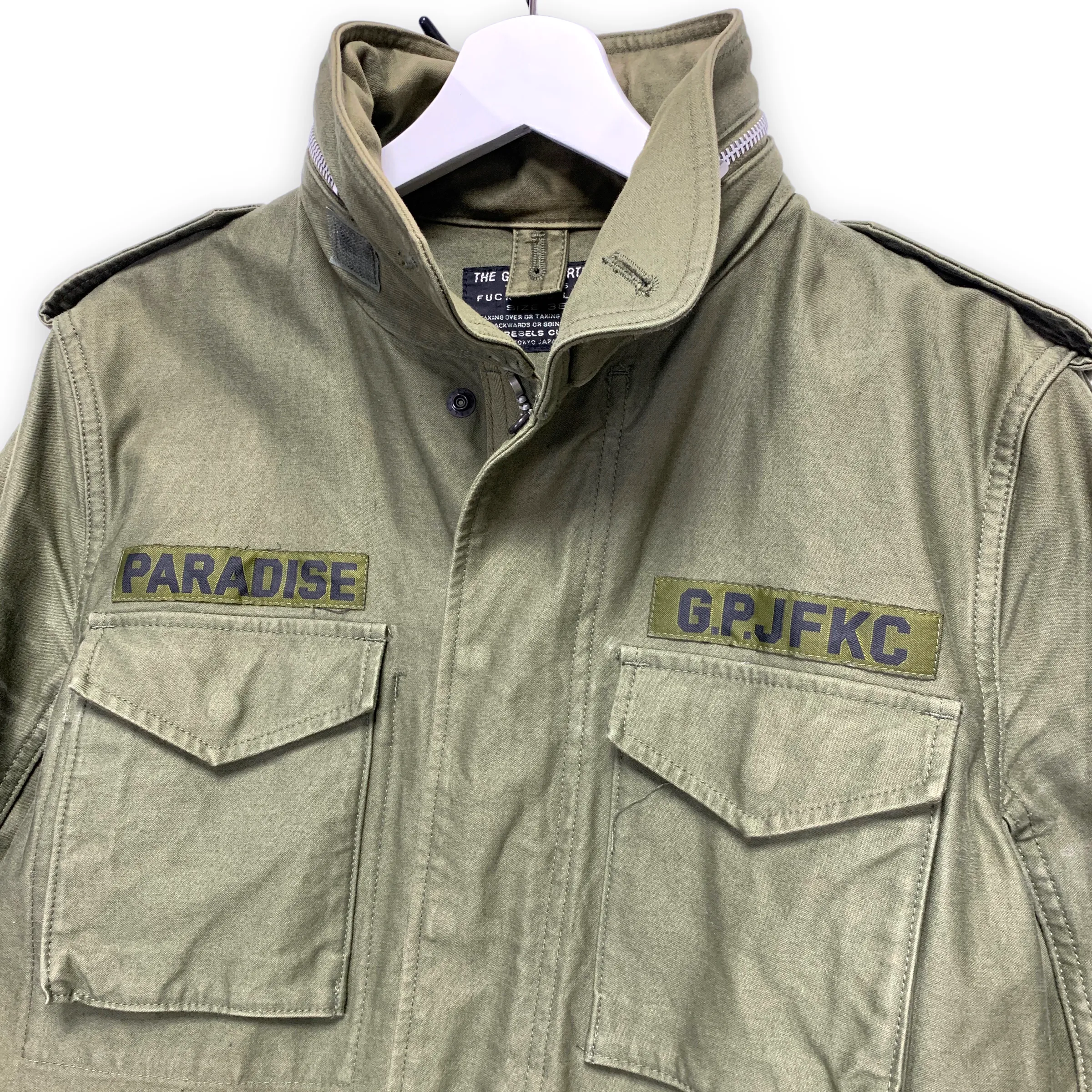[M] Wacko Maria Guilty Parties M-65 Military Jacket Olive