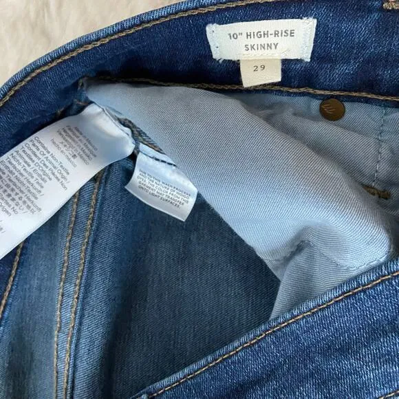 MADEWELL High Rise Skinny Jeans