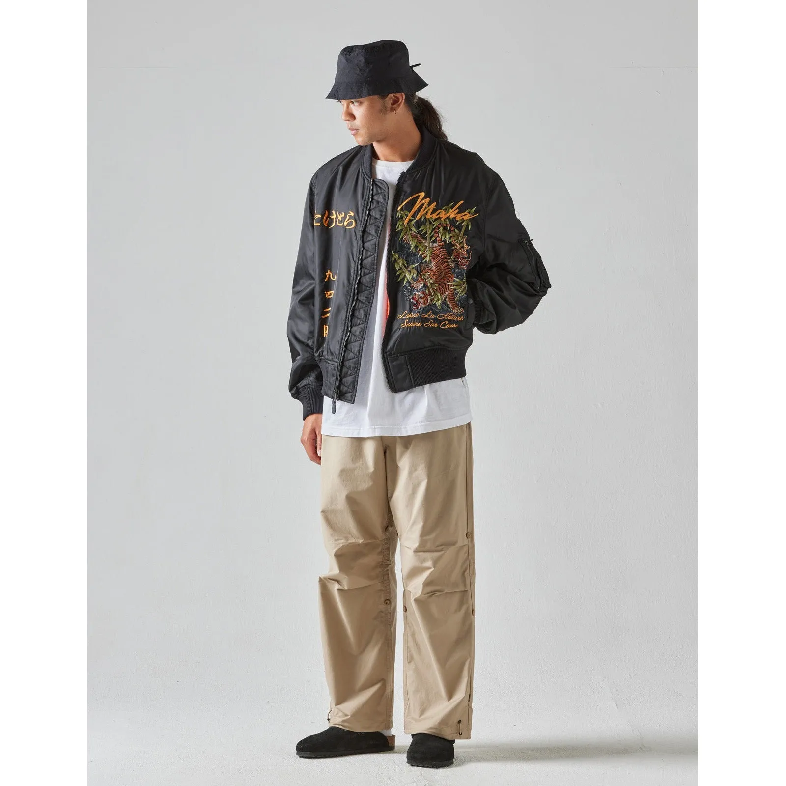 Maharishi Men Take Tora MA1 Flight Jacket Black