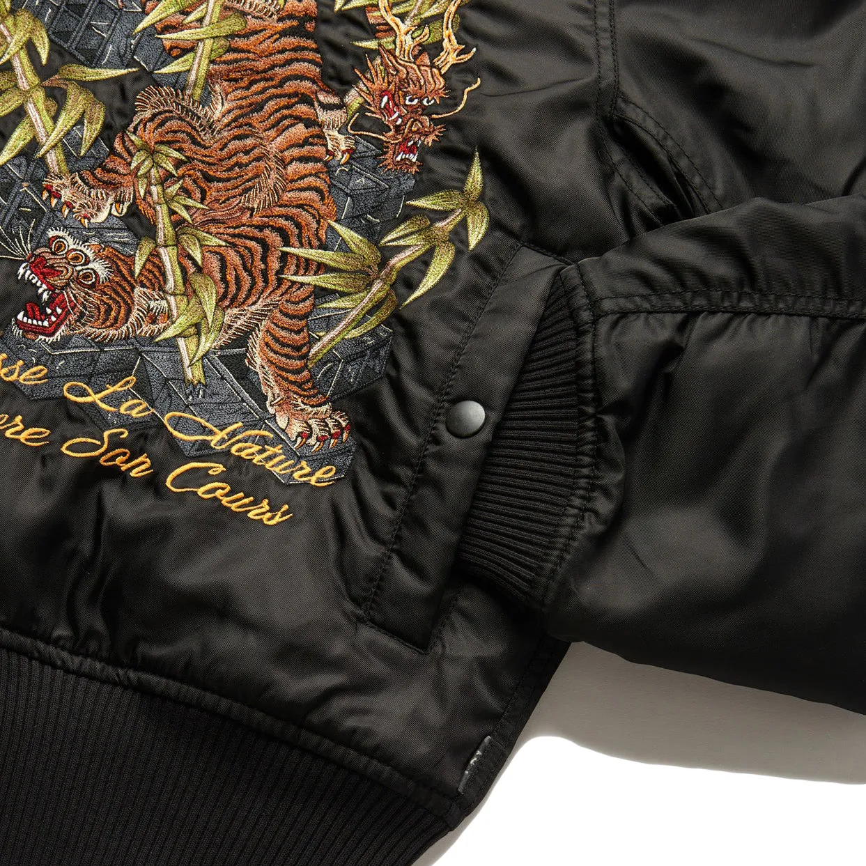 Maharishi Men Take Tora MA1 Flight Jacket Black
