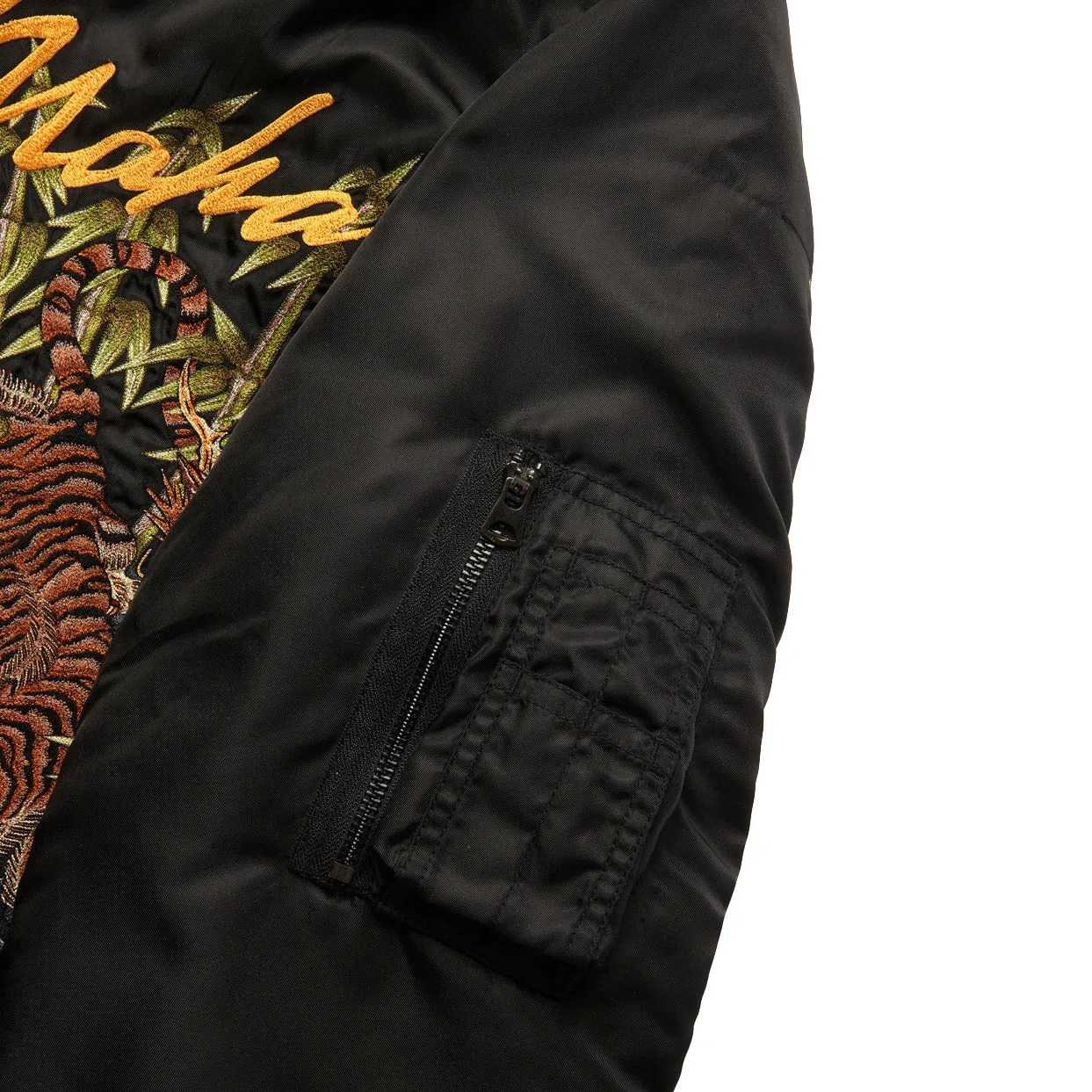 Maharishi Men Take Tora MA1 Flight Jacket Black