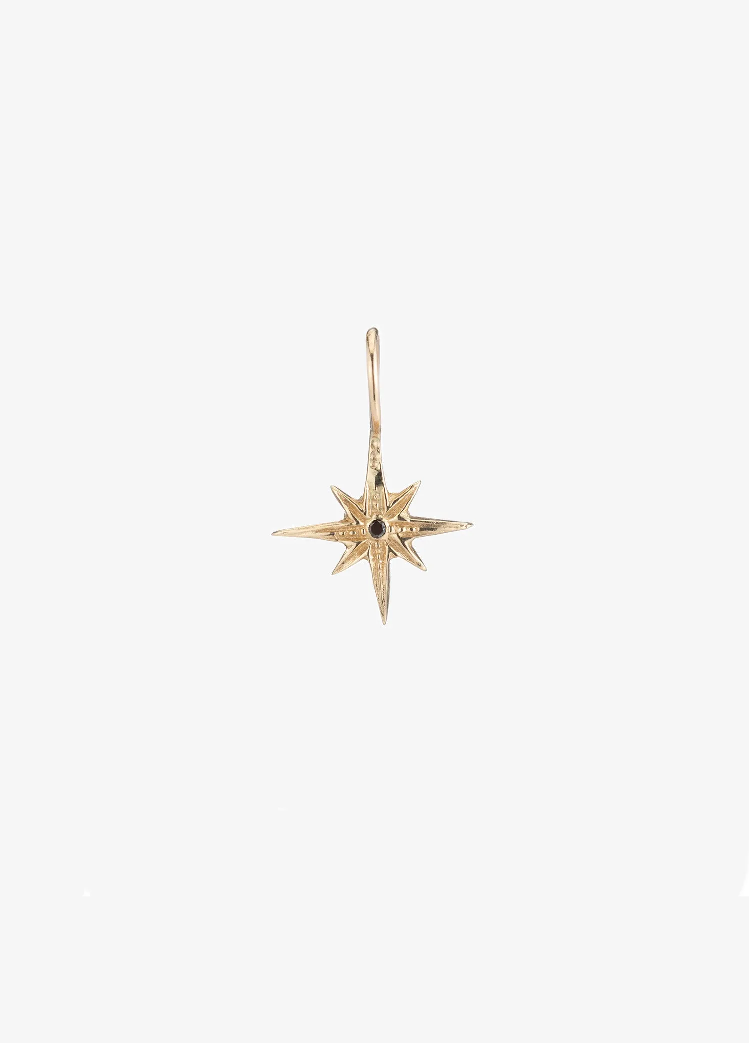 Mara North Star Pendant 14K Black Diamond