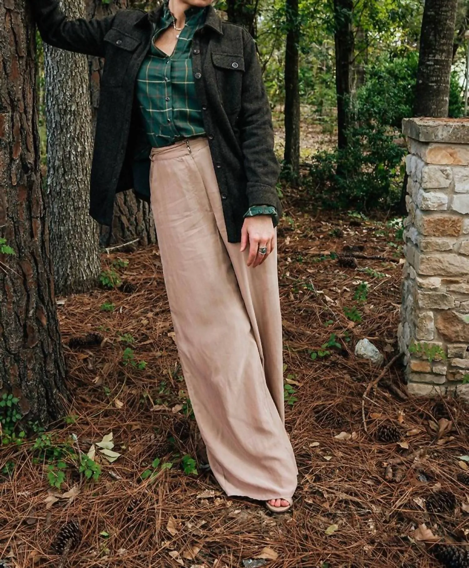 Margo Paige - Margo Wide-Leg Pant in Tan