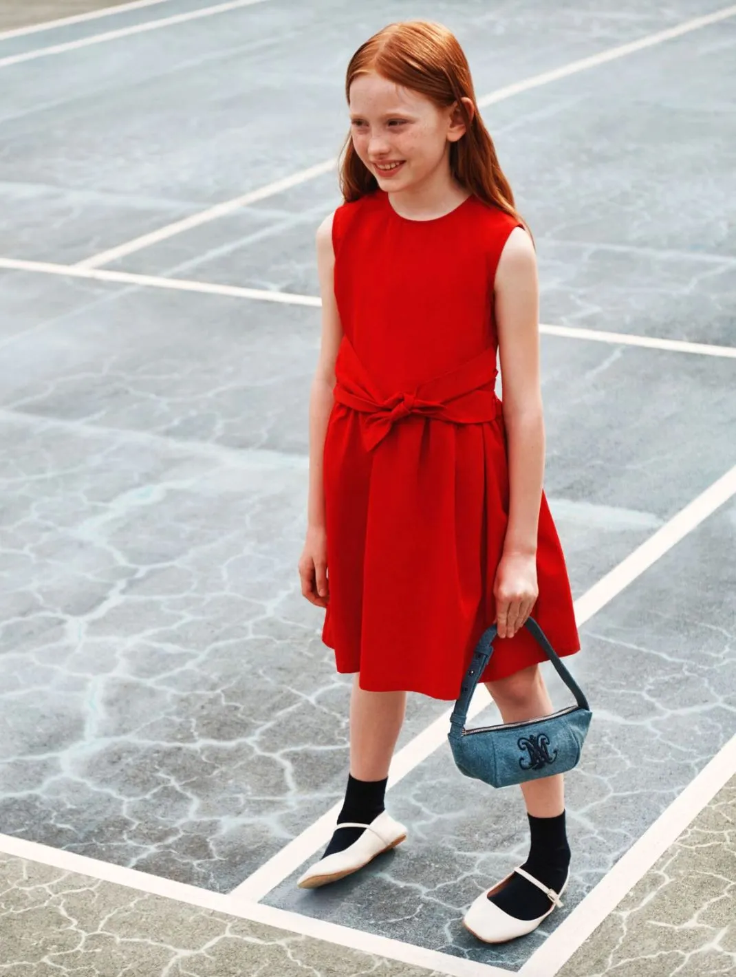 Max & Co Red Drill Disco Dress
