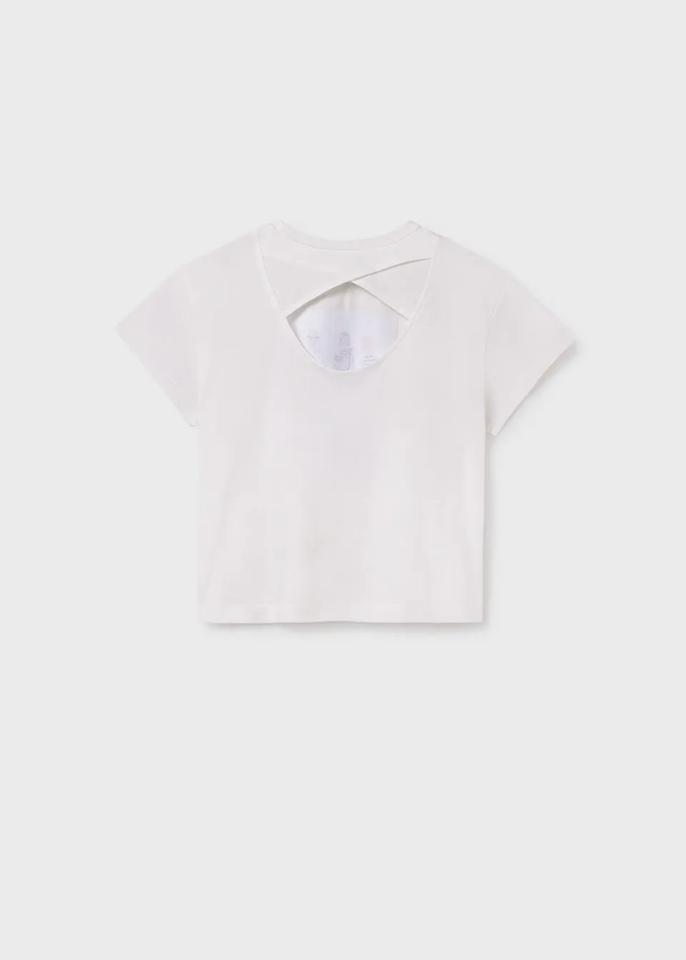 Mayoral Older Girls T-Shirt 6030 Natural Fashion