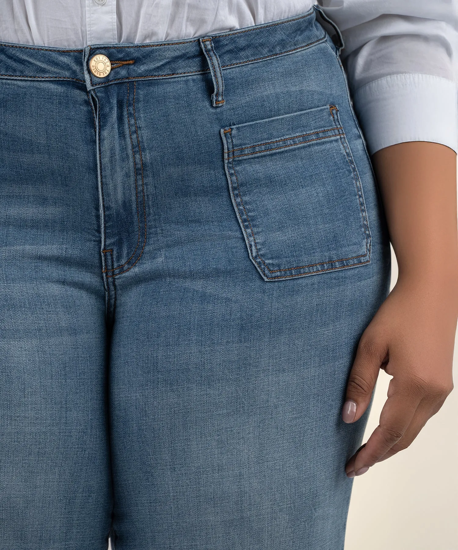 Meg High Rise Wide Leg, Plus - FINAL SALE