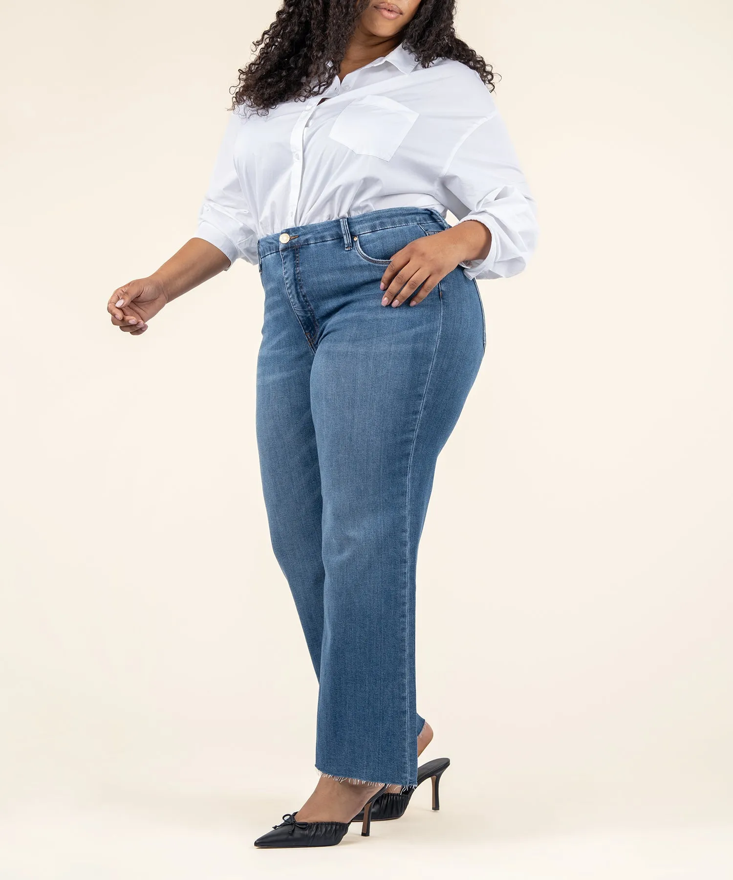Meg High Rise Wide Leg, Plus