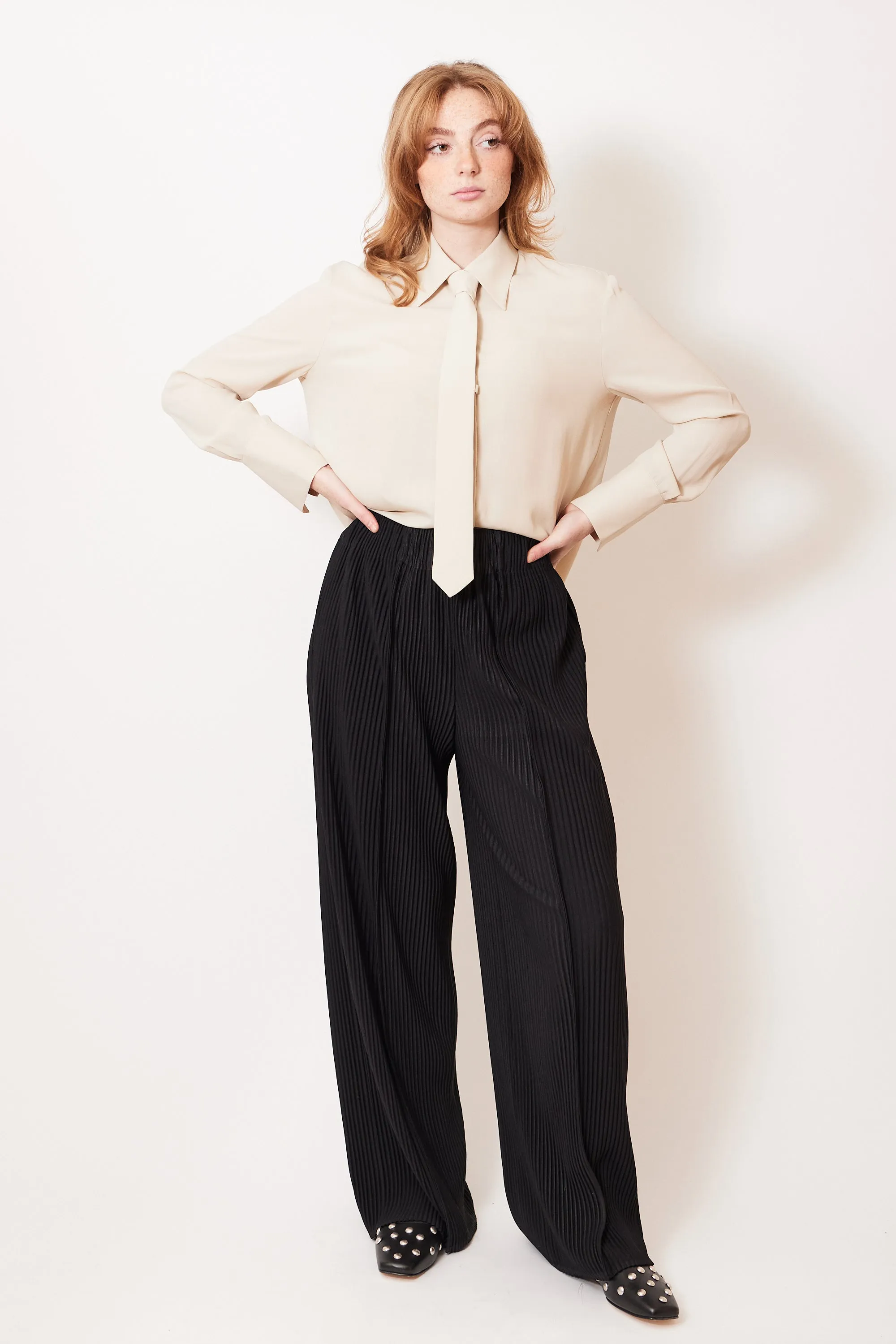 Meimeij Flowing Plisse Pant