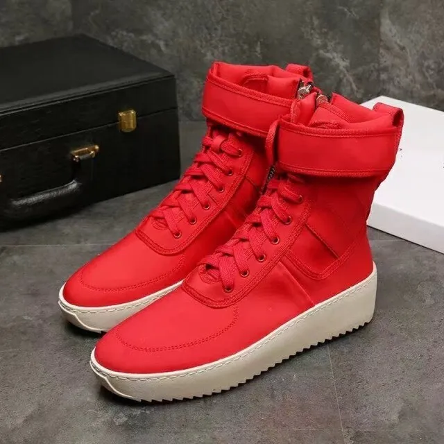 Men Round Toe Military Shoes Fashion Footwear